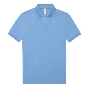 B&C BCID1 - Kurzarm Poloshirt für Herren helles blau