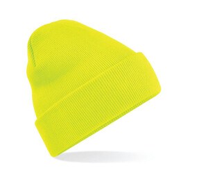 Beechfield BF045 - Mütze mit Klappe Fluorescent Yellow