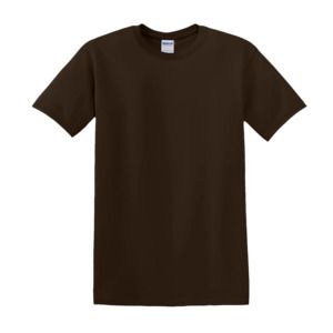 Gildan GN180 - Schweres Baumwoll T-Shirt Herren Dunkle Schokolade