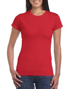 Gildan GN641 - Softstyle Damen Kurzarm T-Shirt Rot