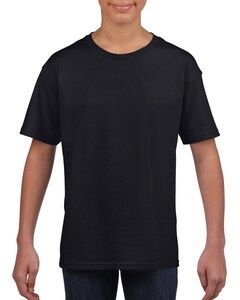 Gildan GN649 - Softstyle Kinder T-Shirt Schwarz