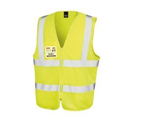 Result RS202 - Zip Safety Tabard Warnweste Fluo Yellow