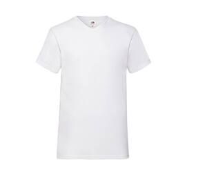 Fruit of the Loom SC234 - Valueweight T-Shirt mit V-Ausschnitt für Herren Weiß