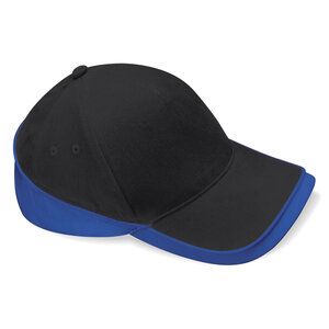 Beechfield BF171 - Teambekleidung Wettbewerbs Cap Black/Royal