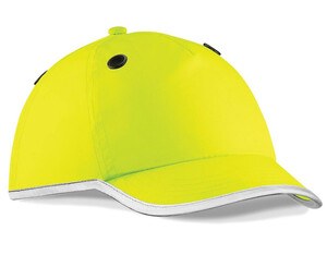 Beechfield BF535 - High-Viz Bump Cap mit Reflektoren Fluorescent Yellow
