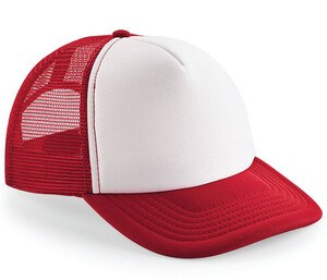 Beechfield BF645 - Vintage Snapback Trucker Cap für Herren Classic Red/White