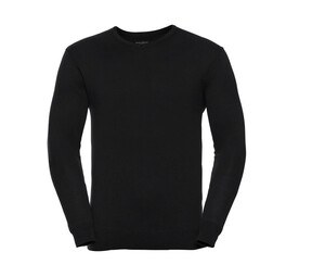 Russell Collection JZ710 - V-Neck Strickpullover Schwarz