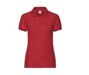 Fruit of the Loom SC281 - Ladyfit 65/35 Polo (63-212-0) Rot