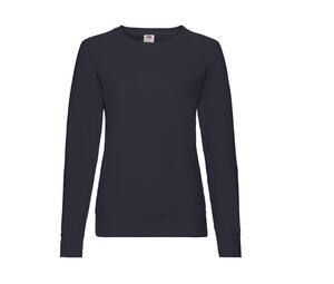 Fruit of the Loom SC361 - Langarm-Baumwoll-Sweatshirt für Damen Deep Navy