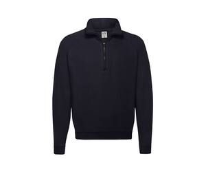 Fruit of the Loom SC376 - Herren-Sweatshirt aus Baumwolle mit Reißverschluss Deep Navy