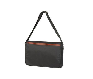 Black&Match BM902 - Messengerbeutel Black/Orange