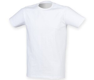 Skinnifit SF121 - Herren-Stretch-Baumwoll-T-Shirt Weiß
