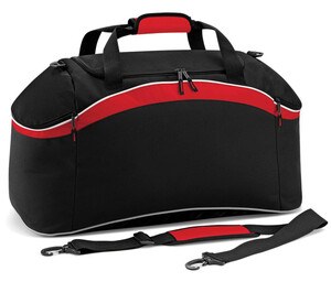 Bag Base BG572 - Teamwear Holdall Black/Classic Red/White