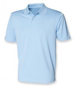Henbury H475 - Coolplus® Poloshirt helles blau