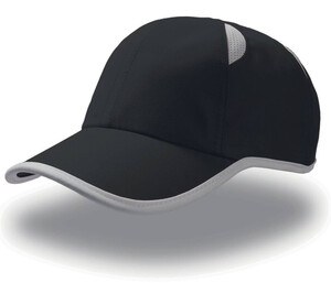 Atlantis AT066 - Sport 6-Panel-Kappe Black/Grey