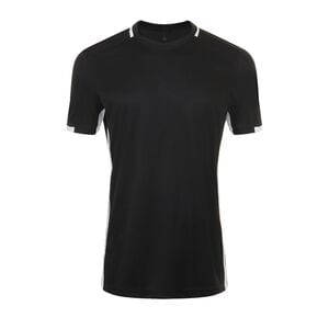 SOL'S 01717 - Kurzarm Shirt FÜr Erwachsene Classico Black / White