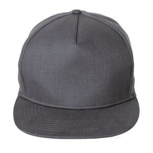 SOL'S 01661 - Sonic 5 Panel Cap Dunkelgrau