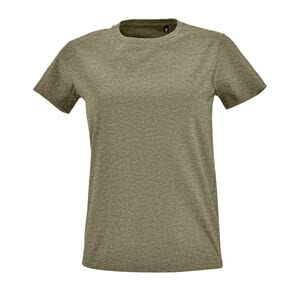 SOL'S 02080 - Damen Rundhals T Shirt Imperial Fit  Heather khaki