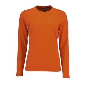 SOL'S 02075 - Damen T Shirt Langarm Imperial Lsl  Orange