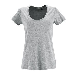 SOL'S 02079 - Damen Rundhals T Shirt Metropolitan Gemischtes Grau