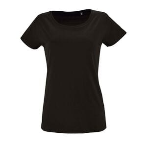 SOL'S 02077 - Damen Rundhals T Shirt Milo  Tiefschwarz