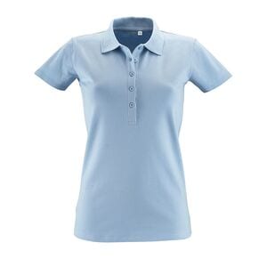 SOL'S 01709 - Damen Cotton Elasthan Poloshirt Phoenix  Sky Blue