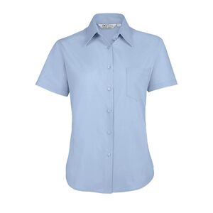 SOLS 16070 - Damen Popeline Bluse Kurzarm Escape