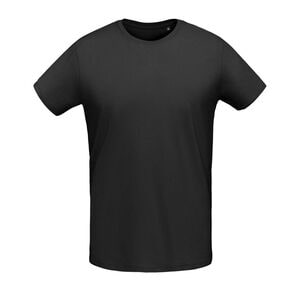 SOL'S 02855 - Herren Rundhals T Shirt Fitted Martin  Tiefschwarz