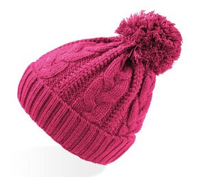 Atlantis AT136 - Vogue Cable Beanie Fuchsie