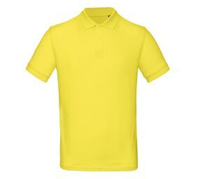 B&C BC400 - 100% Bio-Poloshirt für Herren Solar Yellow