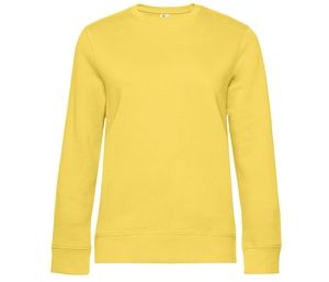 B&C BCW01Q - Damen Sweatshirt mit geraden Ärmeln  Yellow Fizz