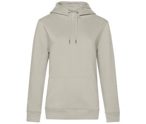 B&C BCW02Q - Kapuzenpullover Queen Grey Fog