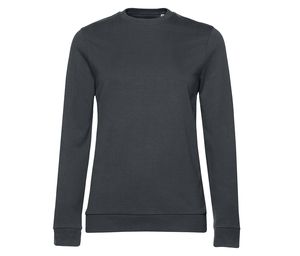 B&C BCW02W - Damen Rundhals-Sweatshirt Asphalt