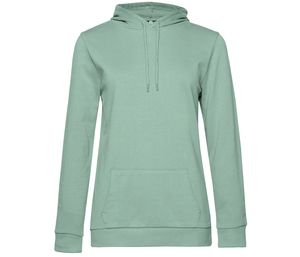 B&C BCW04W - Damen Kapuzenpullover Salbei