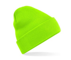 Beechfield BF045 - Mütze mit Klappe Fluorescent Green