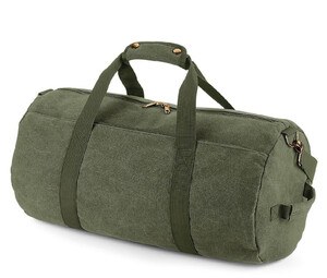 Bag Base BG655 - Vintage canvas duffel bag
 Vintage Military Green