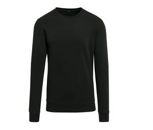 Build Your Brand BY010 - Leichtes Rundhals-Sweatshirt Black