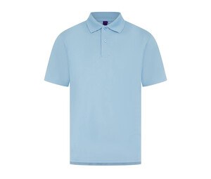 Henbury HY475 - Cool Plus Poloshirt für Herren Light Blue