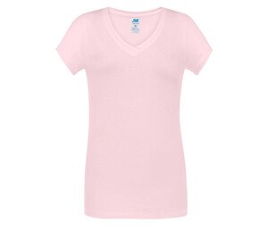 JHK JK158 - Damen T-Shirt mit V-Ausschnitt 145 Rosa