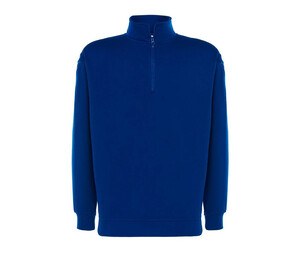 JHK JK298 - Dicker Herren Sweater mit Reißverschluss Royal Blue