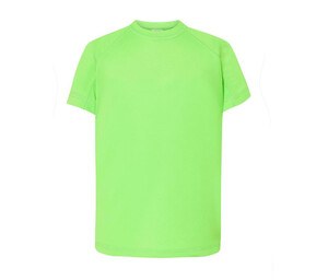 JHK JK902 - Kinder Sport T-Shirt Lime Fluor