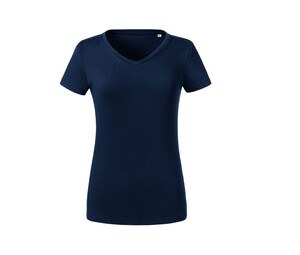 Russell RU103F - Bio-T-Shirt von Frauen mit V-Ausschnitt