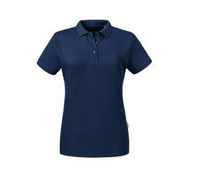RUSSELL RU508F - Damen Polo T-Shirt aus Bio-Baumwolle French Navy