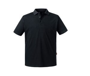 RUSSELL RU508M - Herren Poloshirt aus Bio-Baumwolle Black