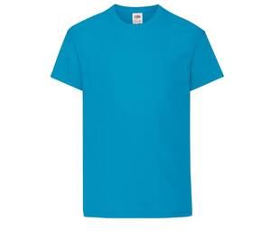 Fruit of the Loom SC1019 - Kinder Kurzarm T-Shirt Azure Blue