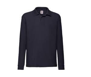 FRUIT OF THE LOOM SC3201 - Kinder Polo-Sweatshirt Deep Navy