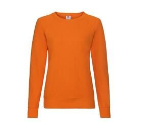 Fruit of the Loom SC361 - Langarm-Baumwoll-Sweatshirt für Damen Orange