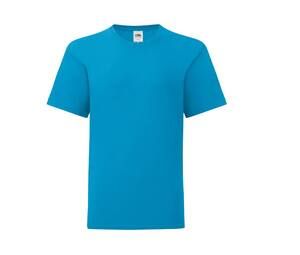 FRUIT OF THE LOOM SC6123 - Kinder T-Shirt Azure Blue