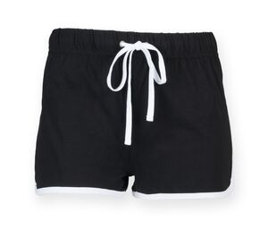 SF Mini SM069 - Retro-Shorts für Kinder Black / White
