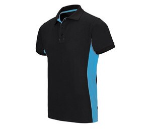 Schwarz / Himmelblau